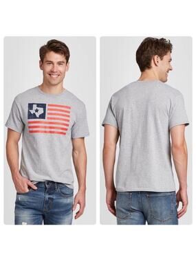 NEW Modern Lux American Flag, Texas Tee